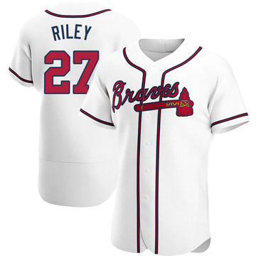 Austin Riley Men's Authentic Atlanta Braves White Home Jersey