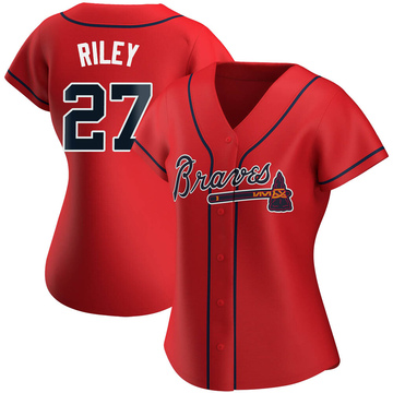 Austin Riley Women's Replica Atlanta Braves Red Alternate Jersey