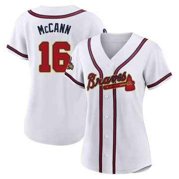 Brian McCann Atlanta Braves Men's Navy Backer T-Shirt 
