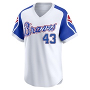 Cito Gaston Youth Limited Atlanta Braves White Throwback Cooperstown Collection Jersey