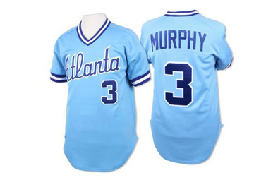 Dale Murphy Men's Authentic Atlanta Braves Light Blue 1982 Throwback Jersey