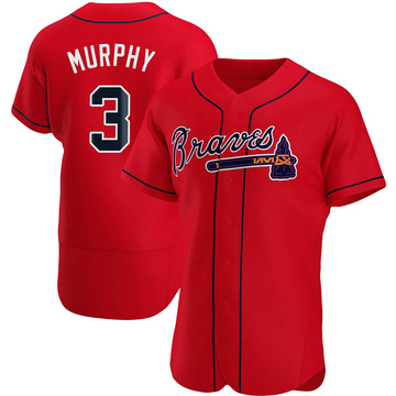 Dale Murphy Men's Authentic Atlanta Braves Red Alternate Jersey
