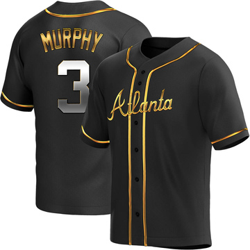 Dale Murphy Men's Replica Atlanta Braves Black Golden Alternate Jersey