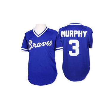 Dale Murphy Men's Replica Atlanta Braves Blue Throwback Jersey
