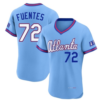 Didier Fuentes Men's Authentic Atlanta Braves Blue Powder 2026 City Connect Stadium Jersey