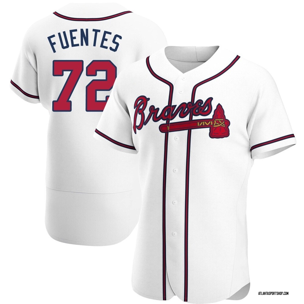 Didier Fuentes Men's Authentic Atlanta Braves White Home Jersey