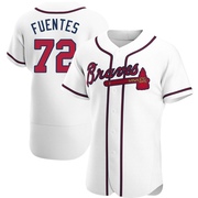 Didier Fuentes Men's Authentic Atlanta Braves White Home Jersey