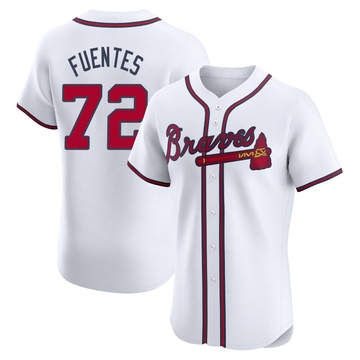 Didier Fuentes Men's Elite Atlanta Braves White Home Jersey