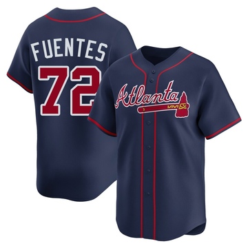 Didier Fuentes Youth Limited Atlanta Braves Navy Alternate Jersey